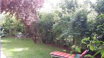 Lichtdurchflutete 3-Zi. Whng. EK, Terrasse im Garten