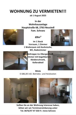 Wohnung zu vermieten