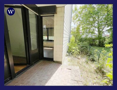 Moderne 2-Zimmer-Wohnung mit Terrasse und Blick ins Grüne, Wannenbad, separate Küche, Abstellraum