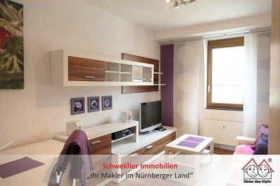 All inclusive Eigentumswohnung! Modern möbliertes 2-Zimmer-Balkon-Apartment in Nürnberg (3. OG)
