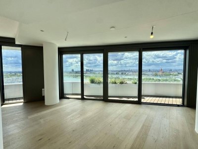 Doorman, Gym, Pool, div. Lounges UND den schönsten Ausblick auf Stephansdom, Prater &amp; Neue Donau