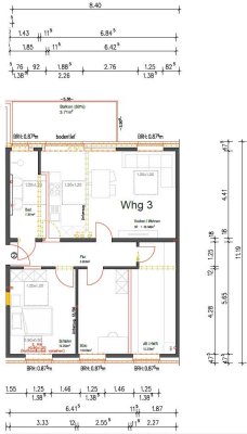Erstbezug! – 3-Zimmer-Wohnung im KfW-55-Effizienzhaus