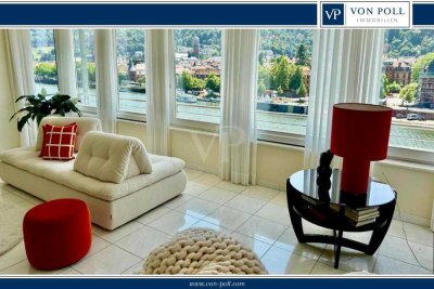 Exklusives, helles Penthouse mit wunderschöner Sonneneinstrahlung,
Schloß- & Neckarblick