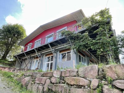 Effizienzhaus 40 mit Einliegerwohnung & Loft-Potenzial – unverbaubare Traumlage bei Wald-Michelbach 