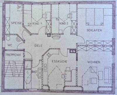 Helle 4 Zimmer Wohnung in Wiesent