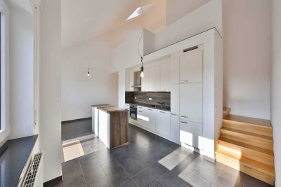 Moderne, citynahe 4,5-Zimmer-Maisonette-Wohnung mit Tiefgaragenstellplatz