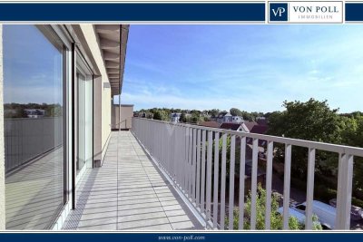 Wohnkomfort auf höchster Ebene:
Penthouse-Maisonette-Wohnung mit Lift, Kamin und fünf Zimmern
