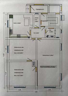 Freundliche und gepflegte 3-Raum-EG-Wohnung in Wetzlar-Naunheim