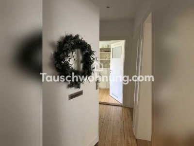 Tauschwohnung: Gemütliche Altbauwohnung mit Garten