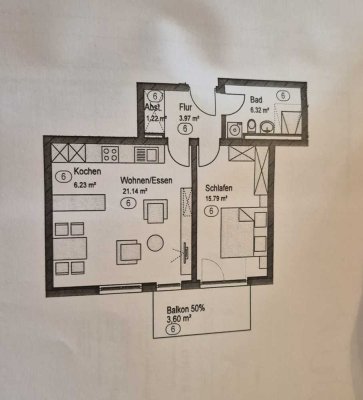Exklusive 2-Zimmer-Wohnung, Südlage, Balkon, ruhige, zentrumsnahe Lage Penzberg