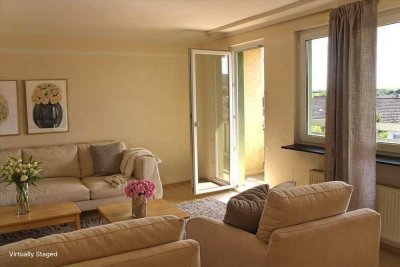 Großzügige 3-Zimmer-Wohnung mit Traumblick über die Weinberge-sofort bezugsfrei und inkl. Garage