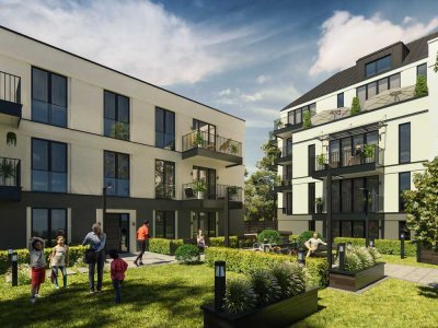 Weißensee: Langhansstr: ERSTBEZUG im NEUBAU ab September 2025: 2-Zimmer-Erdgeschoss-Whg mit TERRASSE