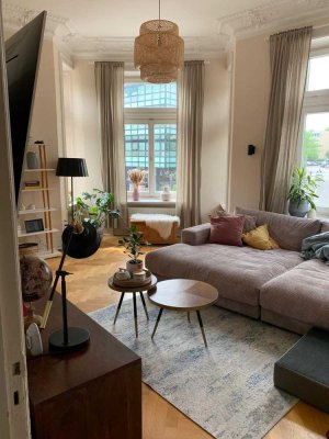 TAUSCHWOHNUNG 5 Zimmer 123 qm Altbau in Eppendorf