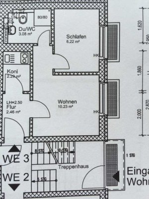 App. Buldernweg, Seitenstrasse vom Kappenberger Damm, nähe Clemenshospital / Hit Markt.