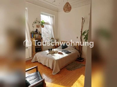 Tauschwohnung: Wunderschöne 3 Zi Altbau Whg gegen ruhige 1-2 Whg