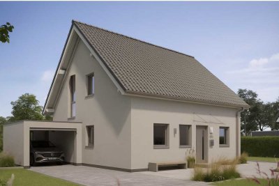 Neubau mit Keller, A+, KfW 40, PV Anlage, Fußbodenheizung,  mit Grundstück zum Festpreis!