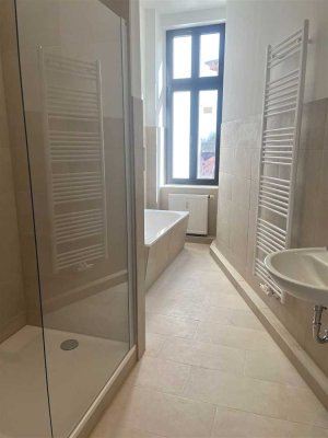 Wohnen oder Arbeiten - Neu sanierte, attraktive 8-Zimmer-Wohnung mit Terrasse am Wurzener Dom!