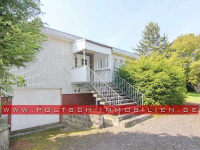 EFH im Bungalowstil mit Wintergarten, Keller und großem Grundstück in ruhiger Siedlungslage