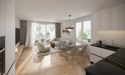 Das Optimum an Energieeffizienz I WE 66 I Moderne 2-Zimmer Wohnung mit Dachterrassen