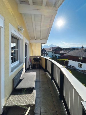 Charmante und ruhig gelegene 2-Zimmer-Wohnung mit Sonnenuntergangsblick an Stadtrand