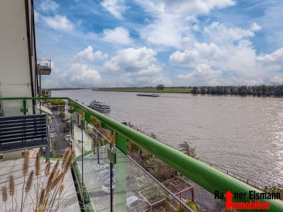 Emmerich: Exklusive Maisonettewohnung mit Rheinblick