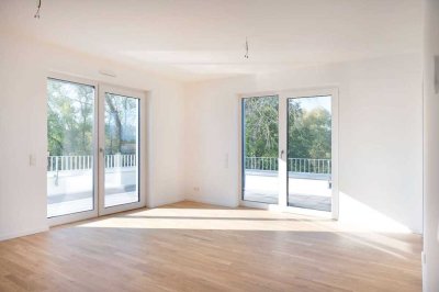 Penthouse mit sonniger Dachterrasse, Fenster im Bad und Weitblick