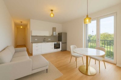 Exklusive, brandneue 2-Zimmerwohnung am Medienhafen – modern & umweltfreundlich