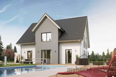 Wann genießen Sie Ihr neues Panorama Haus mit großen Fenstern und Keller in Burghöchstadt