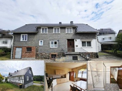 Wohnhaus mit Doppelgarage und Ausbaupotential in ruhiger Lage von Hallenberg - PROVISIONSFREI!