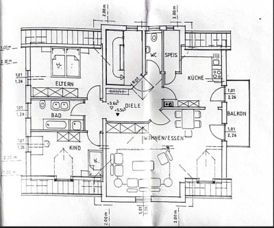 helle 5-Zimmer-Wohnung im Zentrum von Adelsdorf (124 qm)