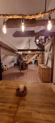 Charmante Altbau-DG-Wohnung in Wolgast mit wunderschönem Blick aufs Wasser