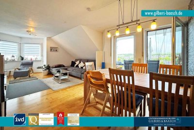 Trierweiler-Sirzenich: attraktive Maisonettewohnung mit 5 ZKB + Balkon + Garage