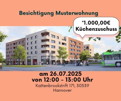 Moderne 4-Zi Wohnung mit großen Balkon
