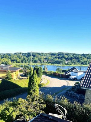 Ihr neues Zuhause mit Blick über See bei Flensburg (Krusa, DK)