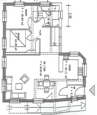 Ansprechende 3-Raum-Erdgeschosswohnung mit EBK und Balkon in Güglingen