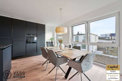 Barrierefreie Neubauwohnung mit Glaswintergarten in Möckmühl