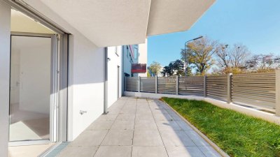 ERSTBEZUG! Sonnige 2-Zimmer-Gartenwohnung für Anleger oder Eigennutzer