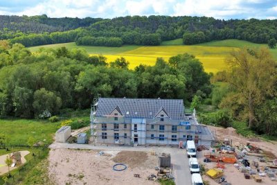 Balkonblick ins Grüne