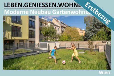 MODERNE NEUBAU GARTENWOHNUNG - ERSTBEZUG
