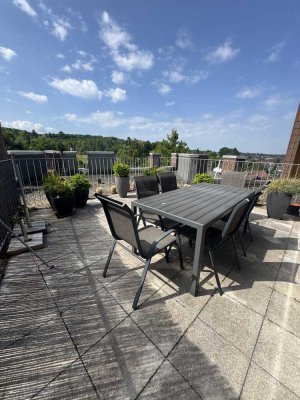 +++Lage und Aussicht überzeugen!!! Vier-Zimmer Penthouse Wohnung in Kuppenheim zu vermieten+++