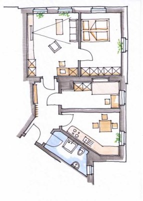 Gepflegte Wohnung im 2. OG in Dresden Briesnitz