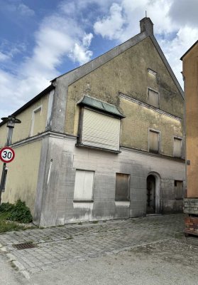 Haus zum Abriss im Sanierungsgebiet