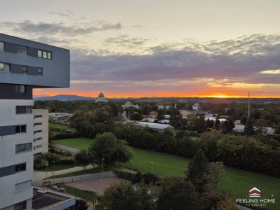 Wunderschöne Maisonette im 7. und 8. Stock mit atemberaubendem Wien-Blick - Wohnqualität am Jungbürgerwald!
