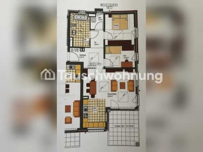 Tauschwohnung: Tausche 3-Raum gegen mind. 4-Raum Wohnung