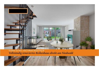 Vollständig renoviertes Reihenhaus direkt am Niedwald