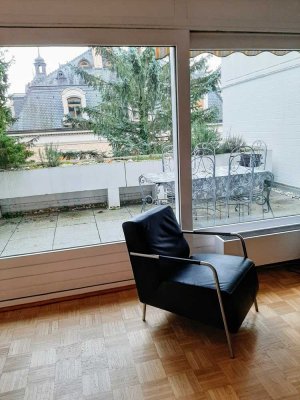 In Wiesbadener Bestlage: Geschmackvolle 2-Zimmer-Wohnung mit Terrasse