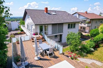 Ein Wohntraum für Paare-3,5-Zi-Whg. mit großer Terrasse und Panoramablick im Musikerviertel Weinheim