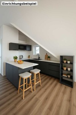 Wunderschöne Dachgeschosswohnung mit EBK & Dampf-Sauna – Stilvolles Ambiente & Weitblick