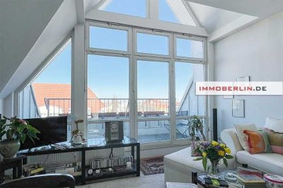 IMMOBERLIN.DE  - Gefragte Lage! Feine Dachgeschosswohnung mit Südterrasse, schönem Ambiente, Lift