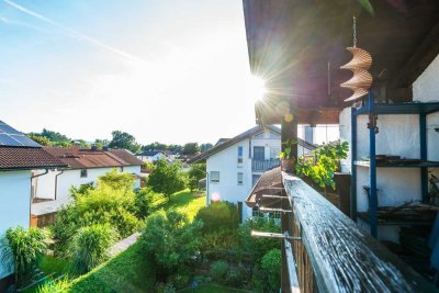 Traumhafte Dachgeschosswohnung mit sonnigem Südbalkon in Kolbermoor